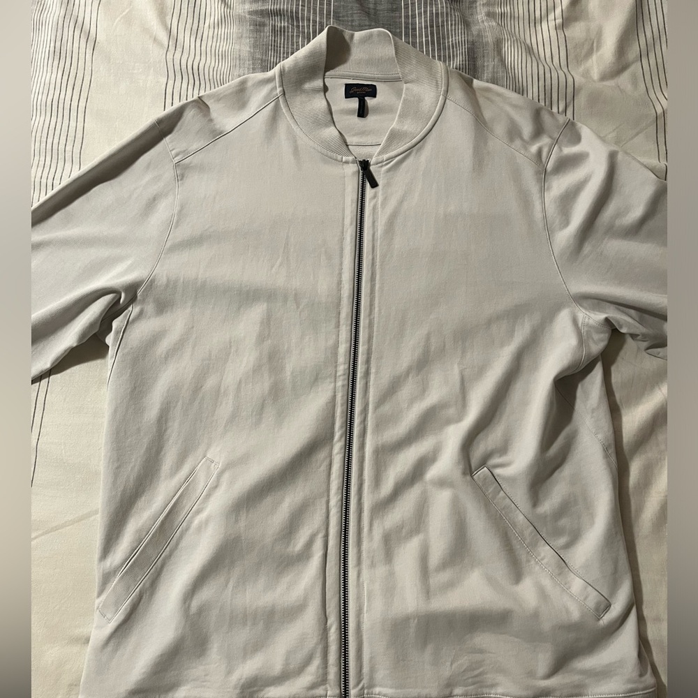 NWOT Goodman brand bomber sweatshirt.